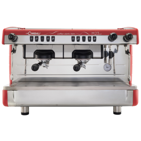 LaCimbali M23UP DT/2 – 2 Group Commercial Espresso Machine (Red)
