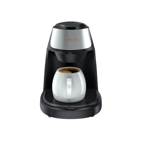 LePresso Mini Coffee Maker with Mug 450W – Black