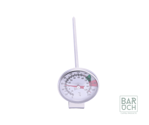 JoeFrex Stainless Steel Milk Frothing Thermometer | Baruch Coffea
